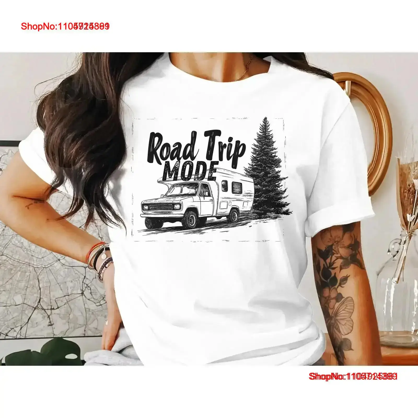 Outdoor Adventure Rv - Road Trip Mode T Shirt Camping
