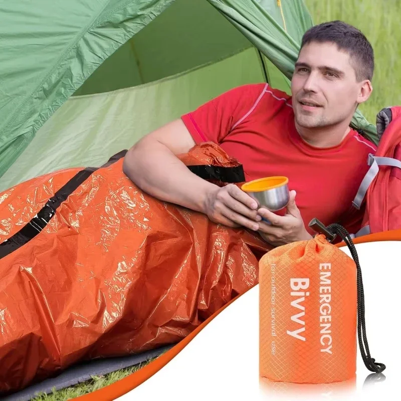 Bivy Sack Lightweight - 1/2PC Emergency Sleeping Bag Survival Blanket