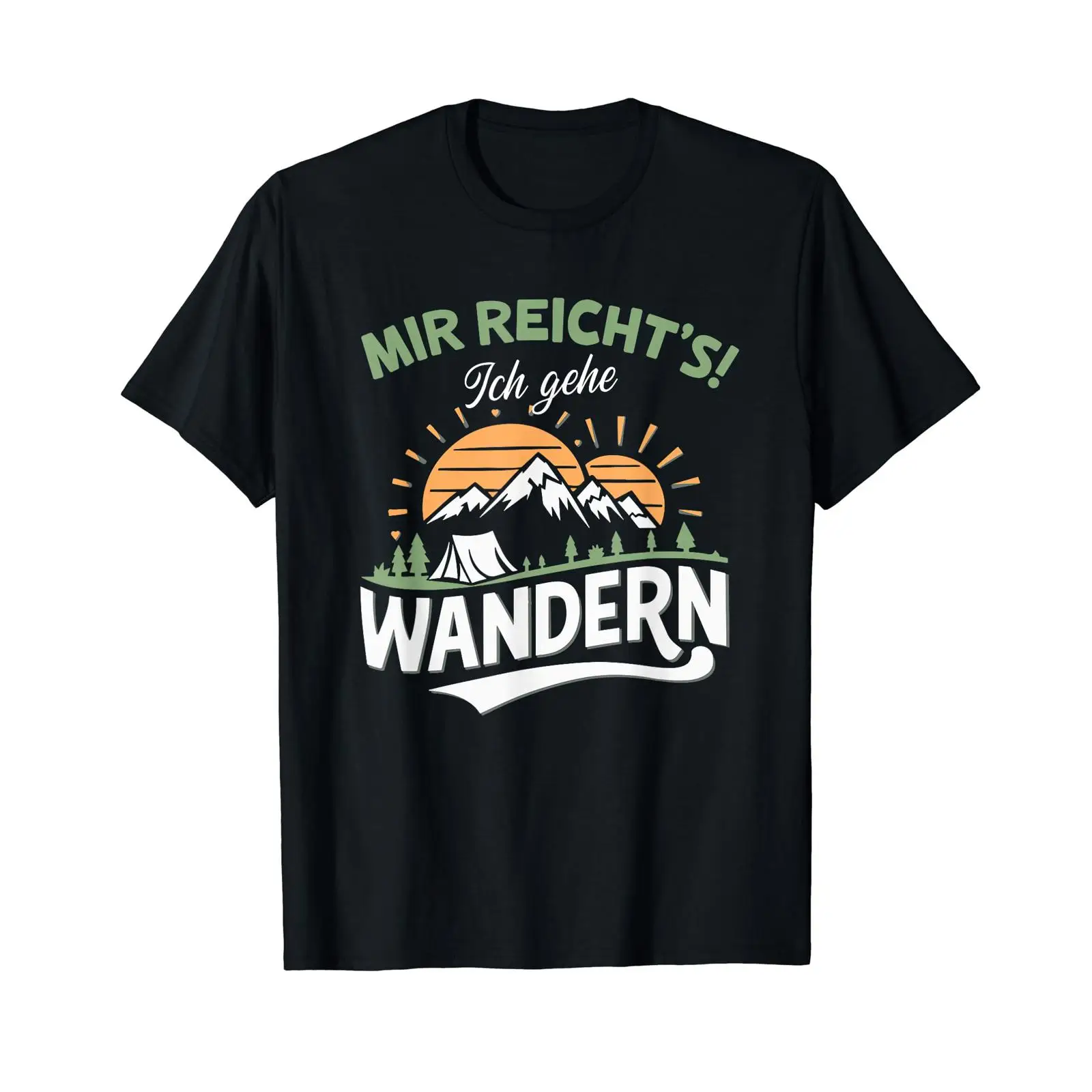 Outdoor Adventure Quotes Short - Sponsored Ad T Shirt with German