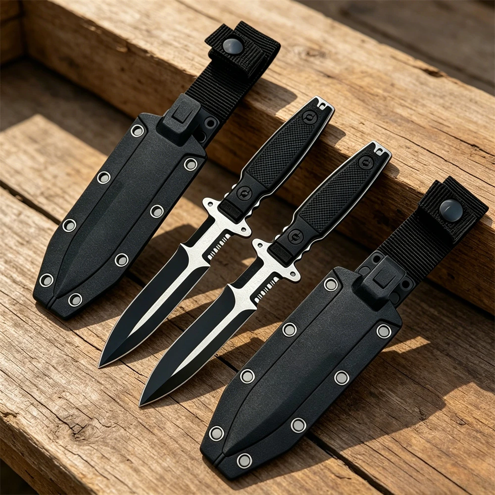 Survival Knife Full Tang - Portable Survival Fixed Blade Knife, Full