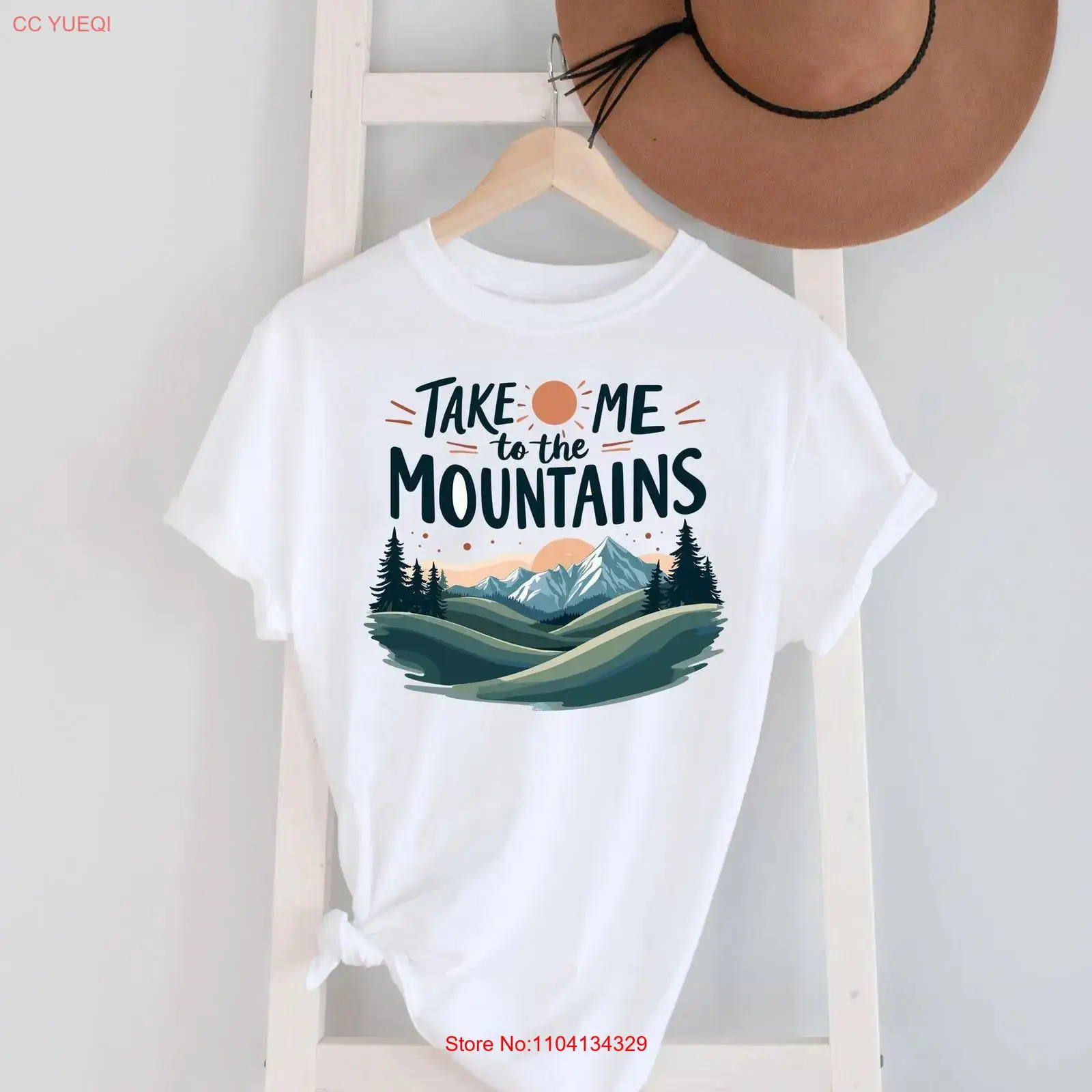 Outdoor Adventure Quotes Short - Take me to the mountains T