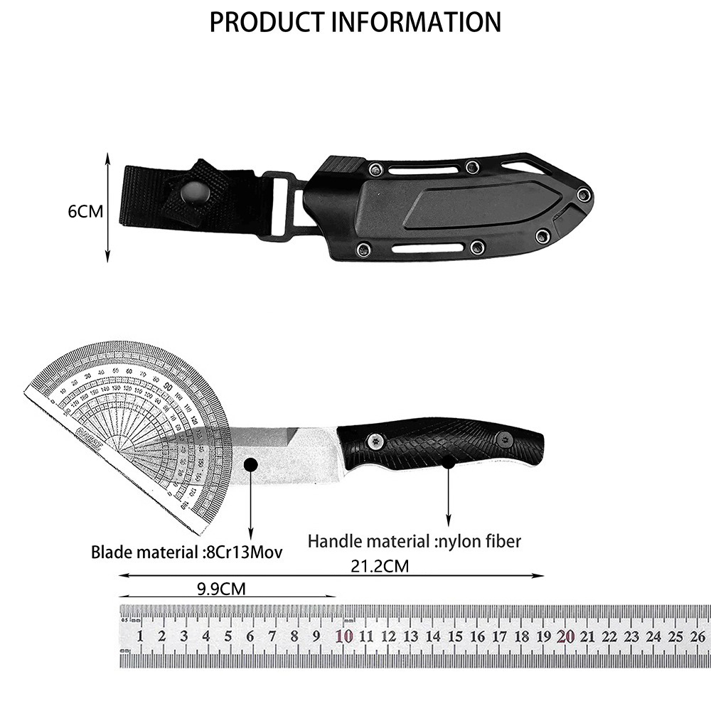 1083 Portable Outdoor Fixed Kn - огляд і ціна Survival Knife Full Tang