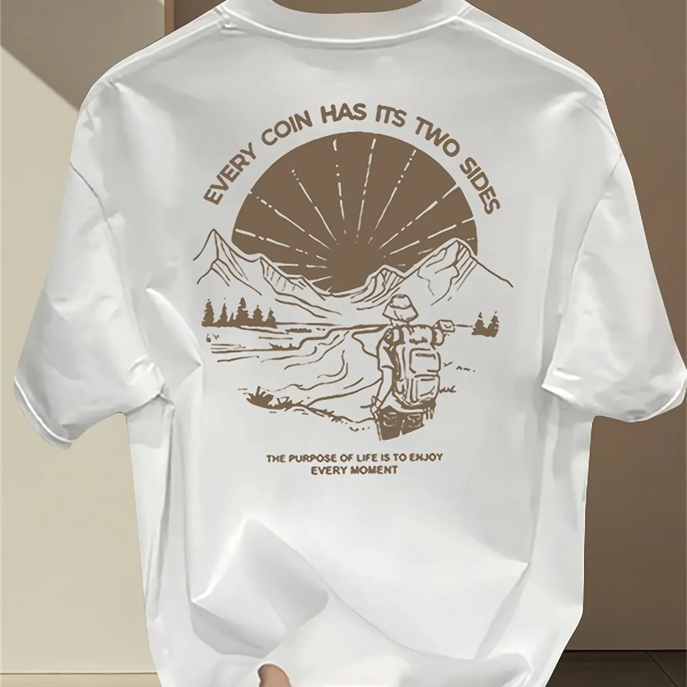 Vintage Mountain Hiking Graphi - огляд і ціна Outdoor Adventure Quotes Short