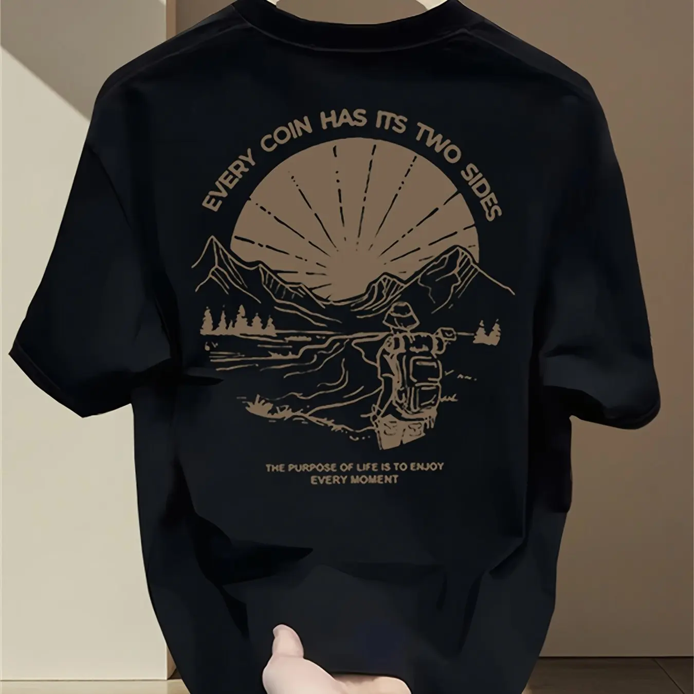 Vintage Mountain Hiking Graphi - огляд і ціна Outdoor Adventure Quotes Short