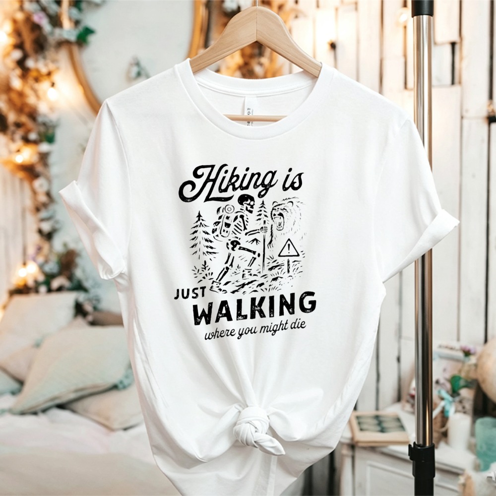 Autumn Women Funny Skeleton Be - огляд і ціна Outdoor Adventure Quotes Short