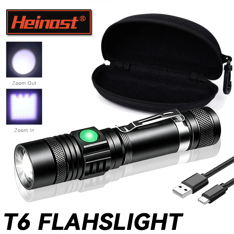 T6 LED Rechargeable Flashlight - огляд і ціна Outdoor Adventure Hunt