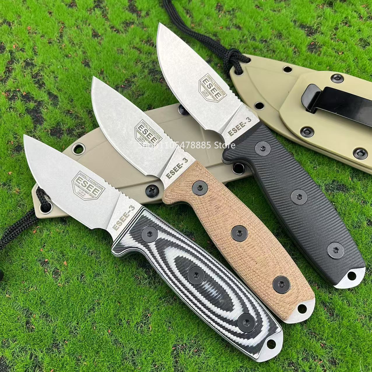 Practical Cutting Knife ESEE-3 - огляд і ціна Survival Knife Full Tang