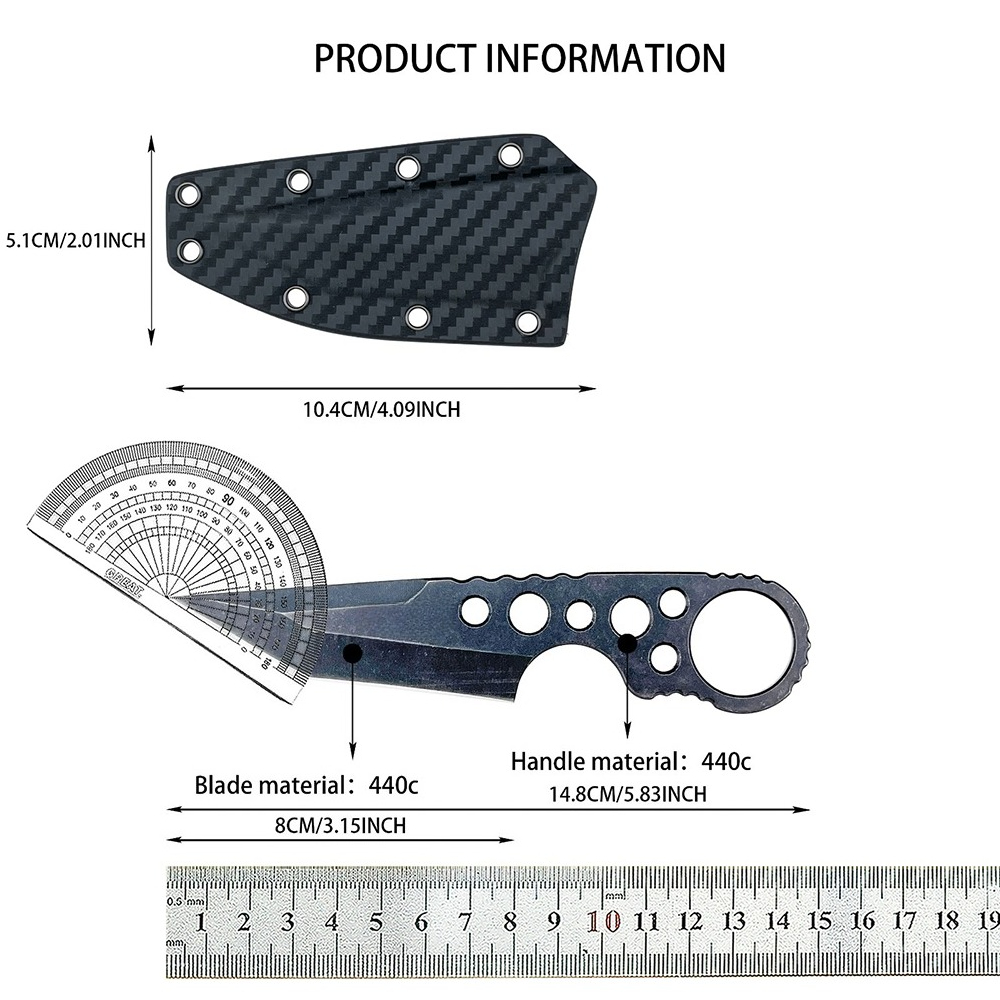 Full Tang Compact Climbing Bac - огляд і ціна Survival Knife Full Tang