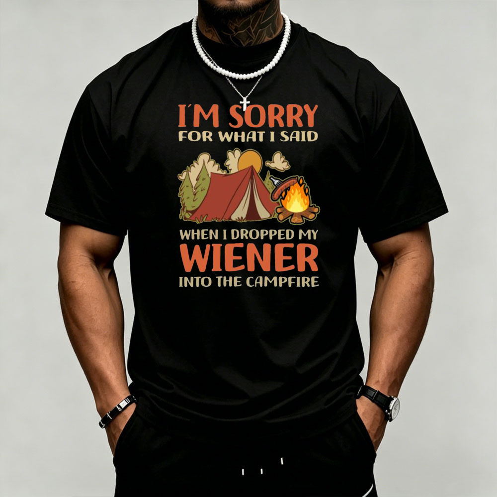 Camping Wiener Campfire Graphi - огляд і ціна Outdoor Adventure Quotes Short