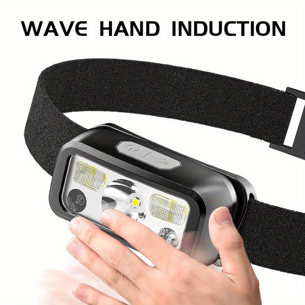 Powerful COB LED Sensor Headla - огляд і ціна Headlamp Waterproof Rechargeable