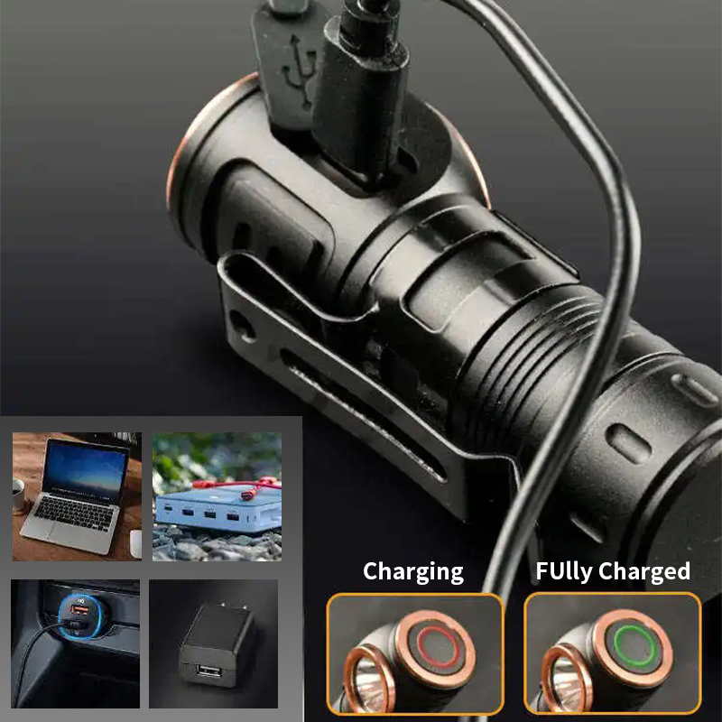Customized USB Rechargeable Ca - огляд і ціна Headlamp Waterproof Rechargeable