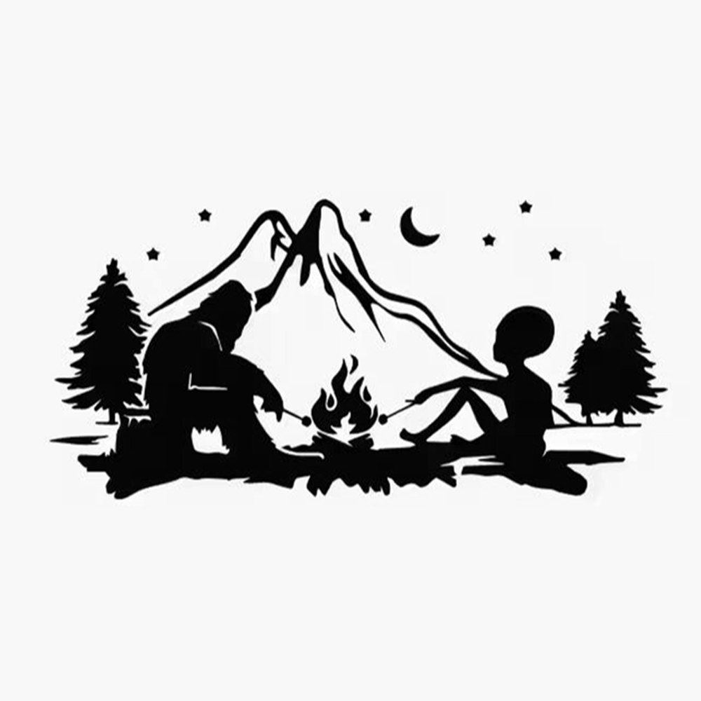 Alien and Bigfoot Campfire Vin - огляд і ціна Outdoor Adventure Rv