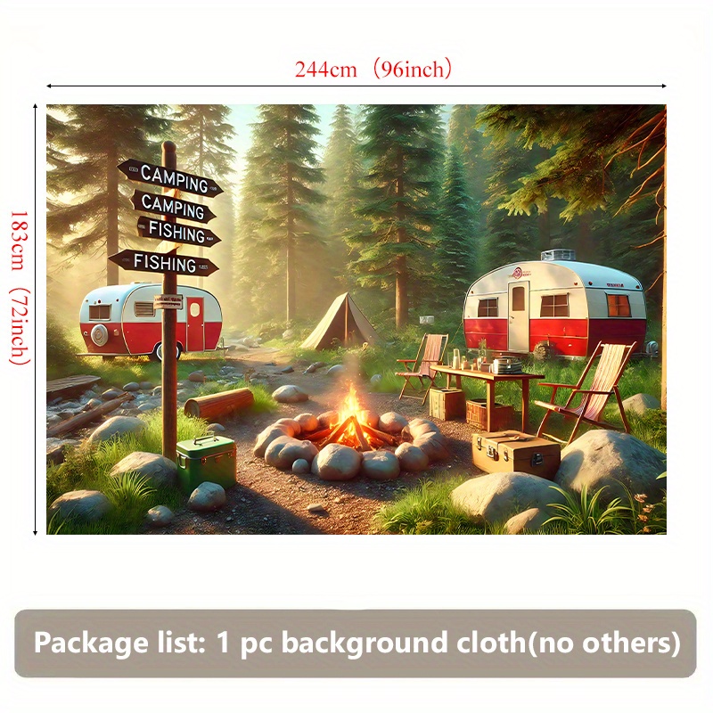 Camping RV Trailer Tapestry Ou - огляд і ціна Outdoor Adventure Rv