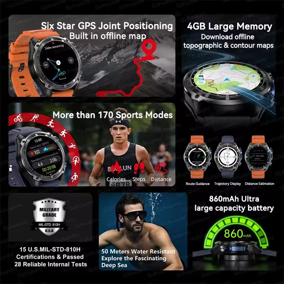 New Adventure GPS Men Smart Wa - огляд і ціна Outdoor Adventure World