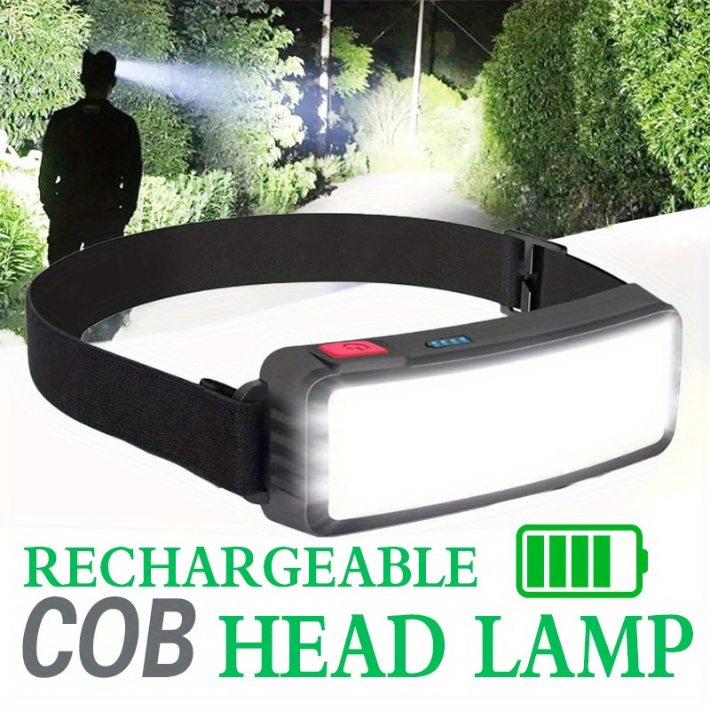 Powerful COB LED Headlamp Type - огляд і ціна Headlamp Waterproof Rechargeable