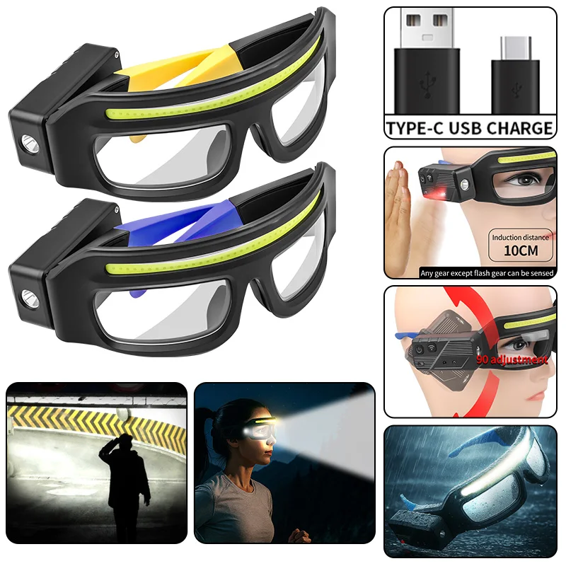 LED Headlamp COB Headlight Wor - огляд і ціна Headlamp Waterproof Rechargeable