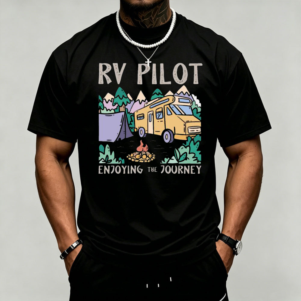 RV Pilot Camper Van Camping Gr - огляд і ціна Outdoor Adventure Quotes Short
