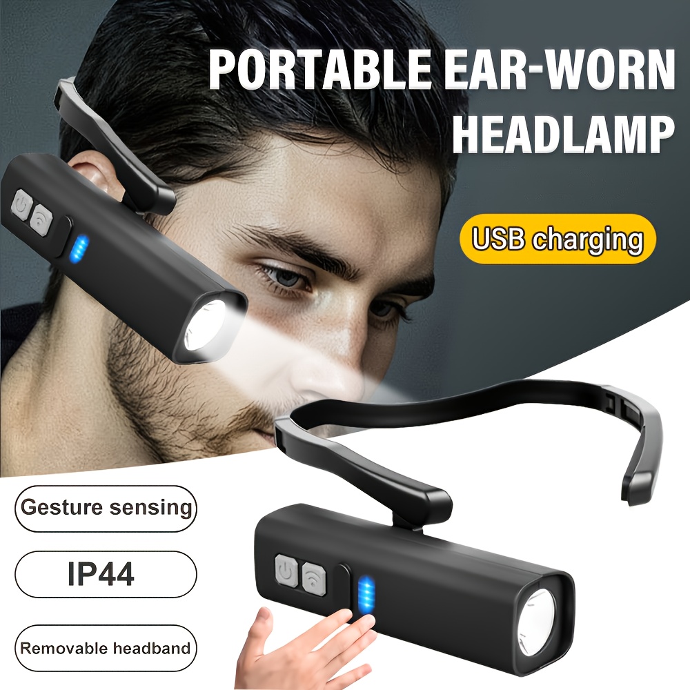 Rechargeable Ear Clip Headlamp - огляд і ціна Headlamp Waterproof Rechargeable