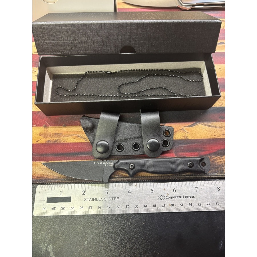 TOPS Street Scalpel 2 Knife Ca - огляд і ціна Survival Knife Full Tang