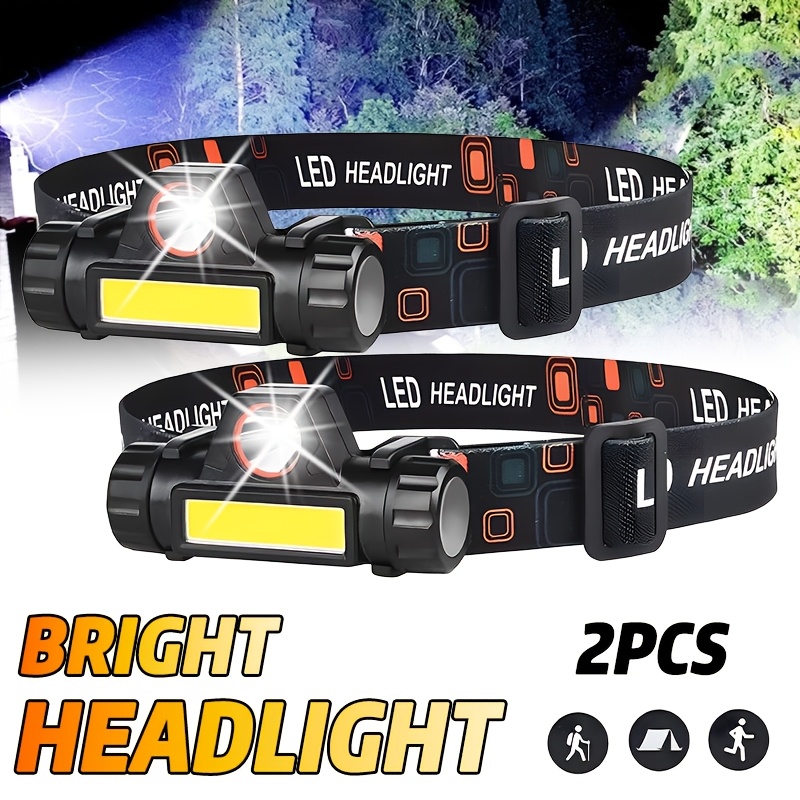 Rechargeable COB LED USB Headl - огляд і ціна Headlamp Waterproof Rechargeable