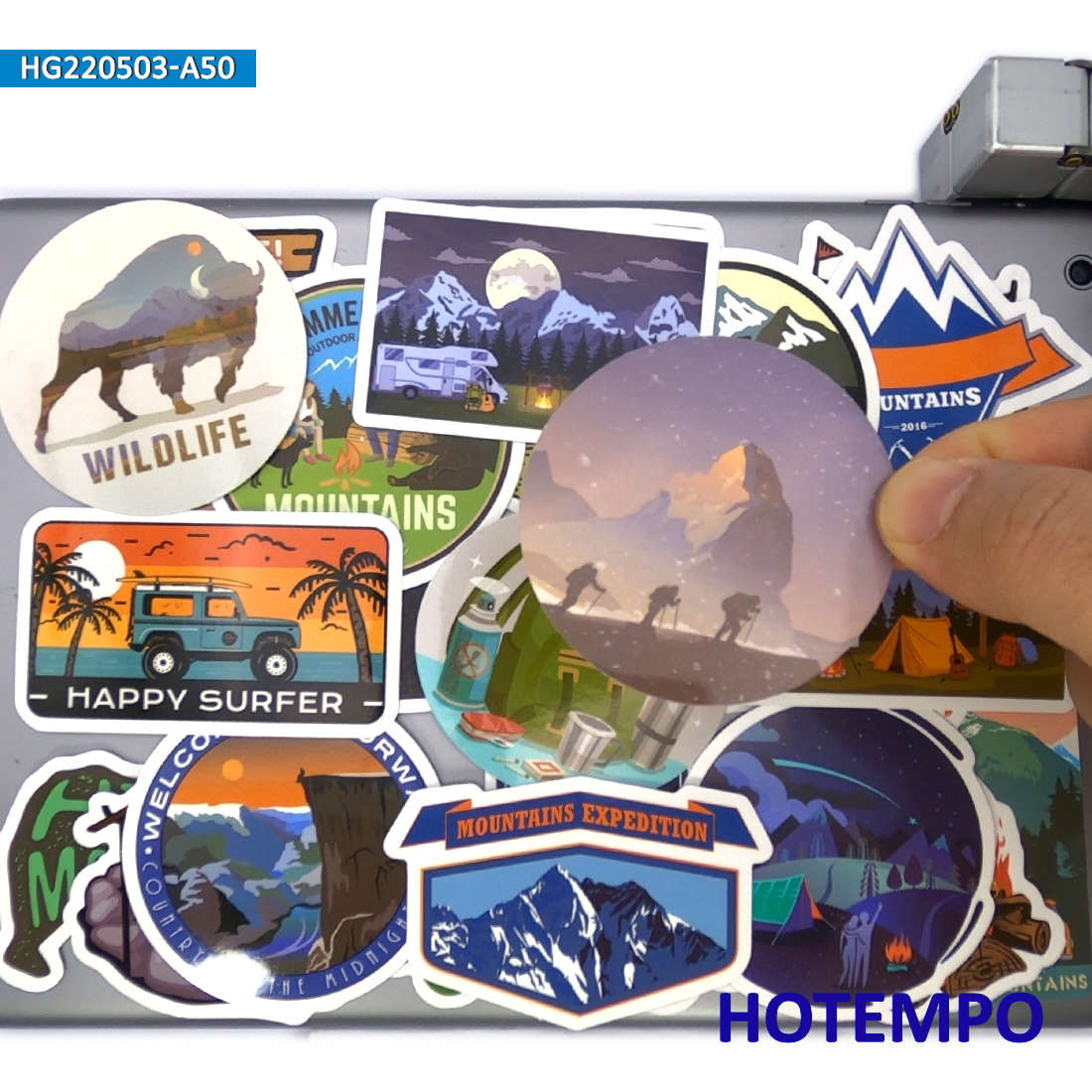 World Travel Stickers Set, Cli - огляд і ціна Outdoor Adventure World